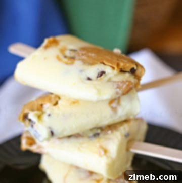 Tropical Pudding Pops 5 Monkey Pudding Pops recipe image