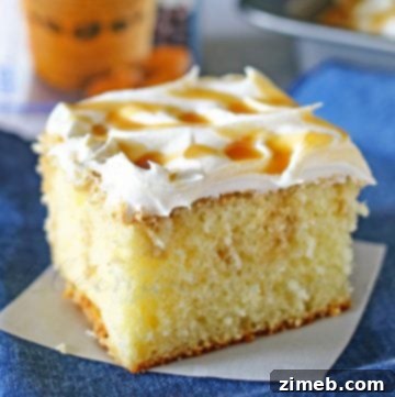 Creamy Caramel Macchiato Poke Cake 6 Caramel Macchiato Poke Cake