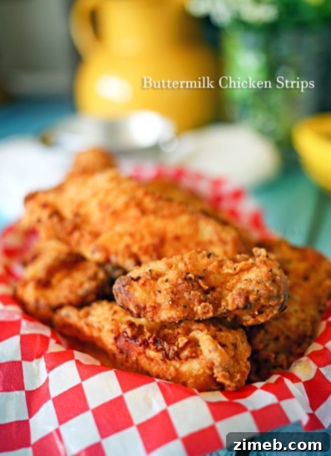 Raw chicken strips marinating in a bowl of buttermilk mixture