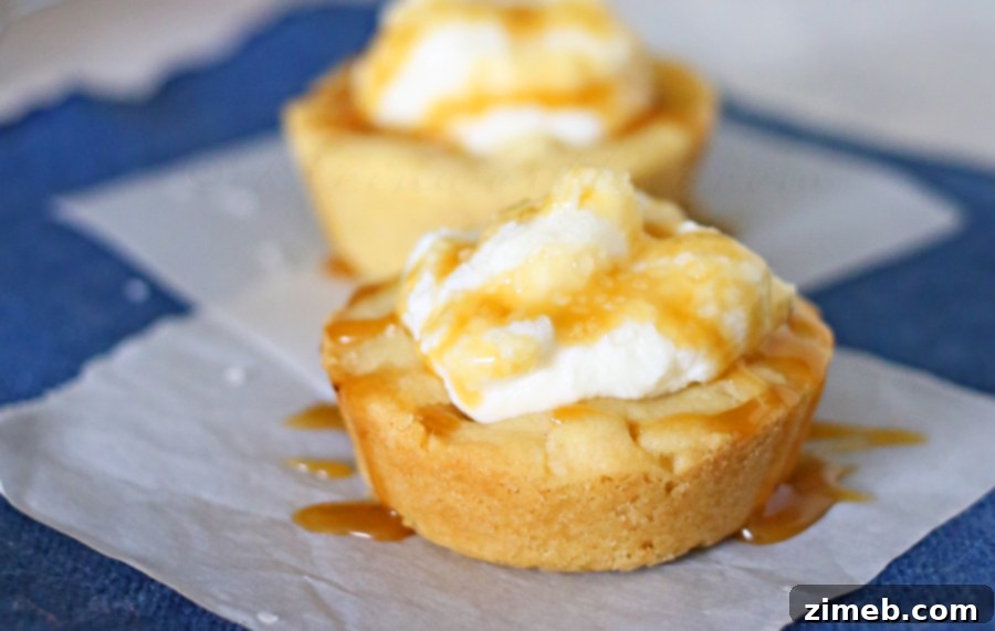 Decadent Salted Caramel Sugar Cookie Cups 3 Salted Caramel Sugar Cookie Cups