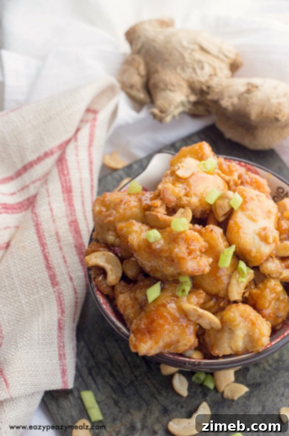 Honey Asian Chicken - a sweet and savory easy dinner idea