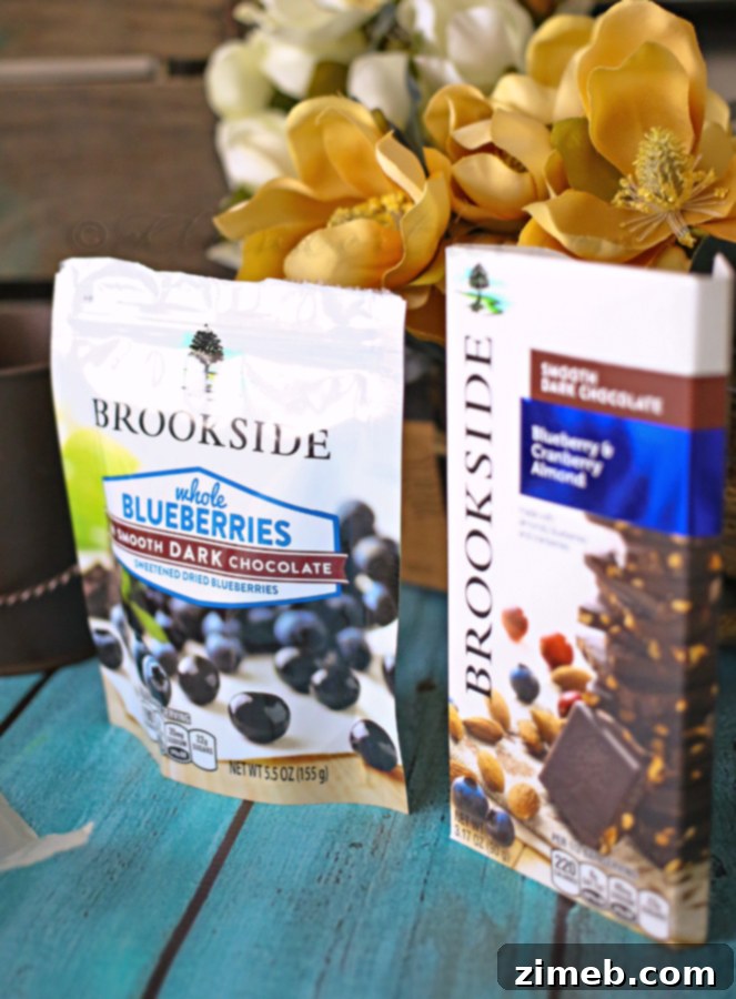Dark Chocolate Blueberry Dream Brownies 3 Dark Chocolate Blueberry Brownies