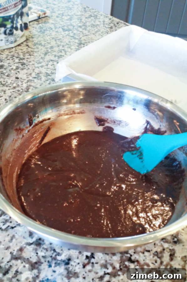Dark Chocolate Blueberry Dream Brownies 5 Dark Chocolate Blueberry Brownies