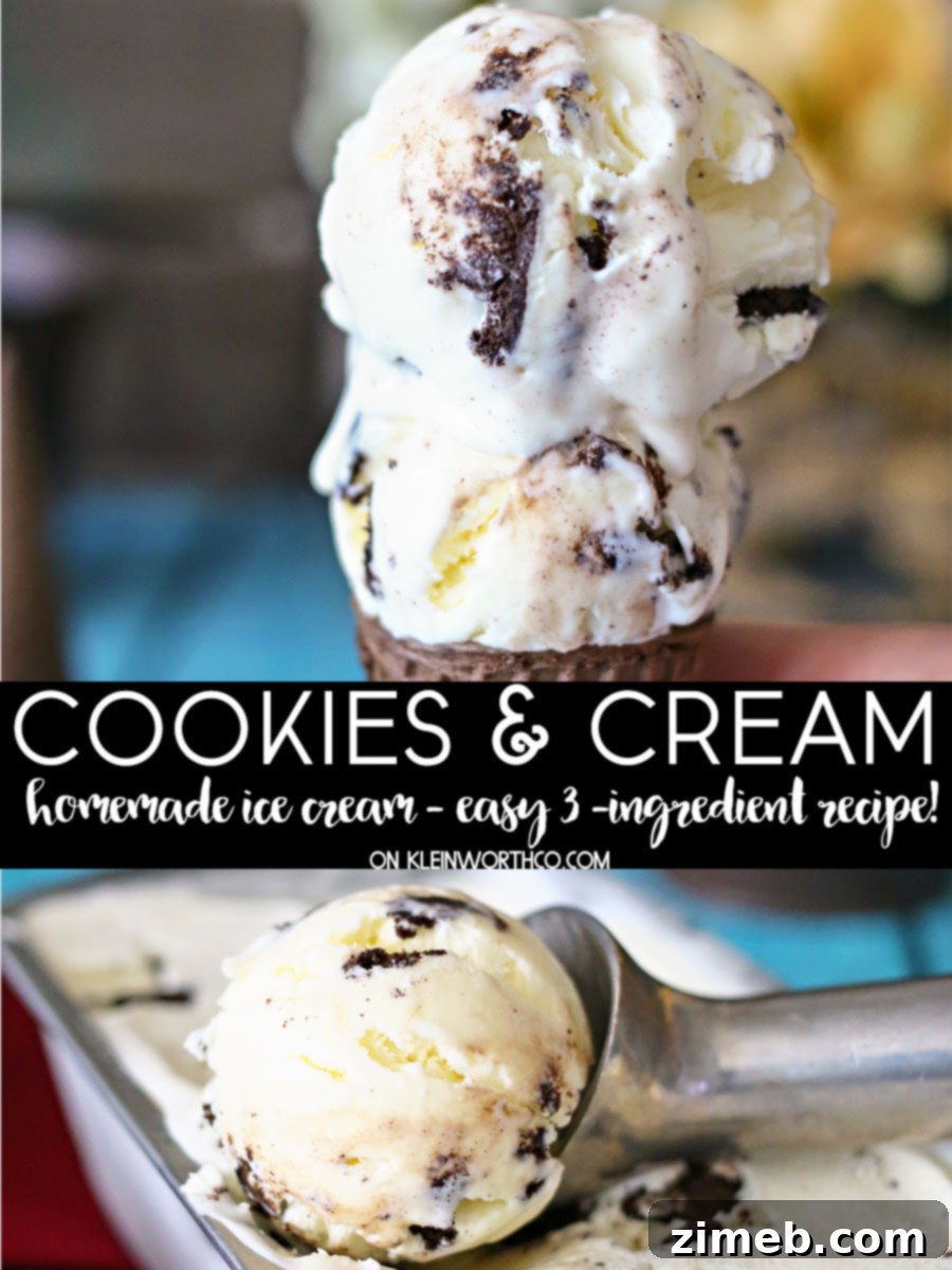 Crushed Cookie Delight 10 Cookies & Cream Ice Cream