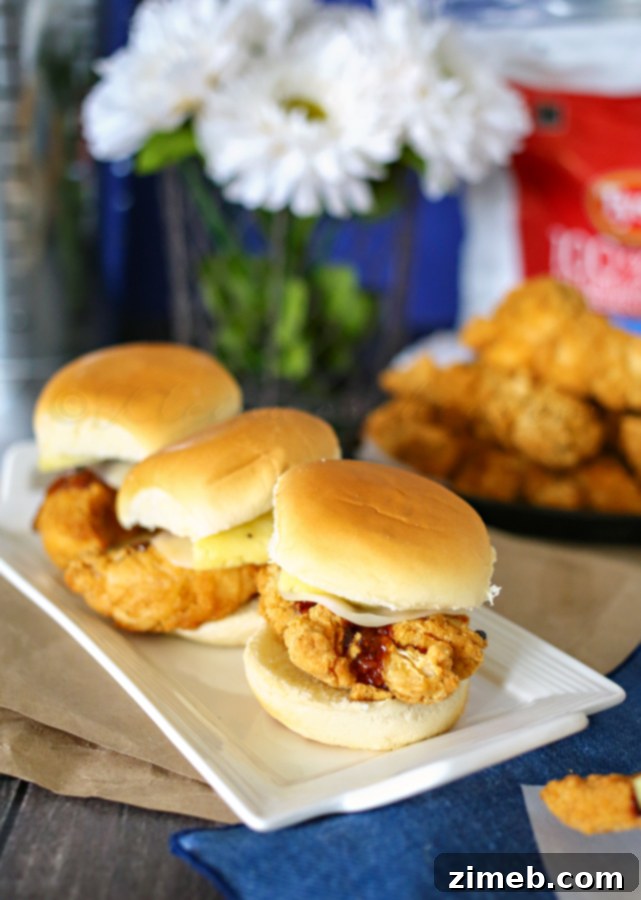 Worry-Free Hawaiian Chicken Sliders for Busy School Nights 4 Hawaiian Chicken Sliders
