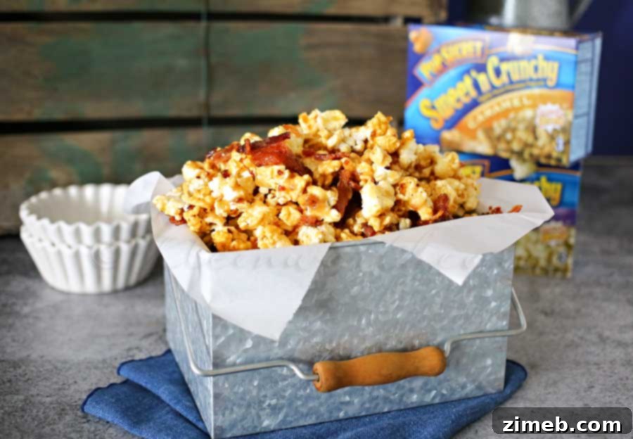 Bacon-Kissed Caramel Popcorn 7 Bacon Caramel Kettle Corn