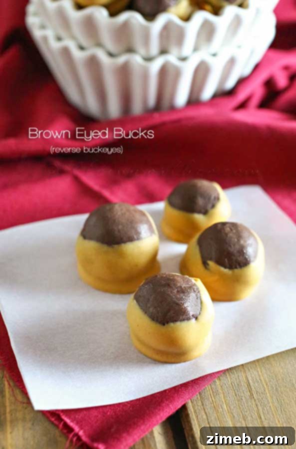 Brown Eyed Bucks - chocolate and peanut butter dessert