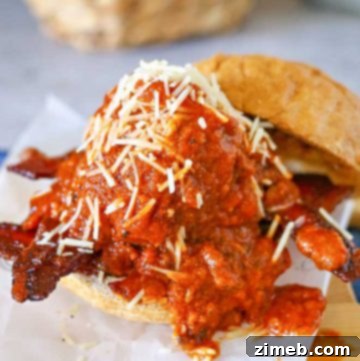 Bacon Meatball Sandwich recipe image