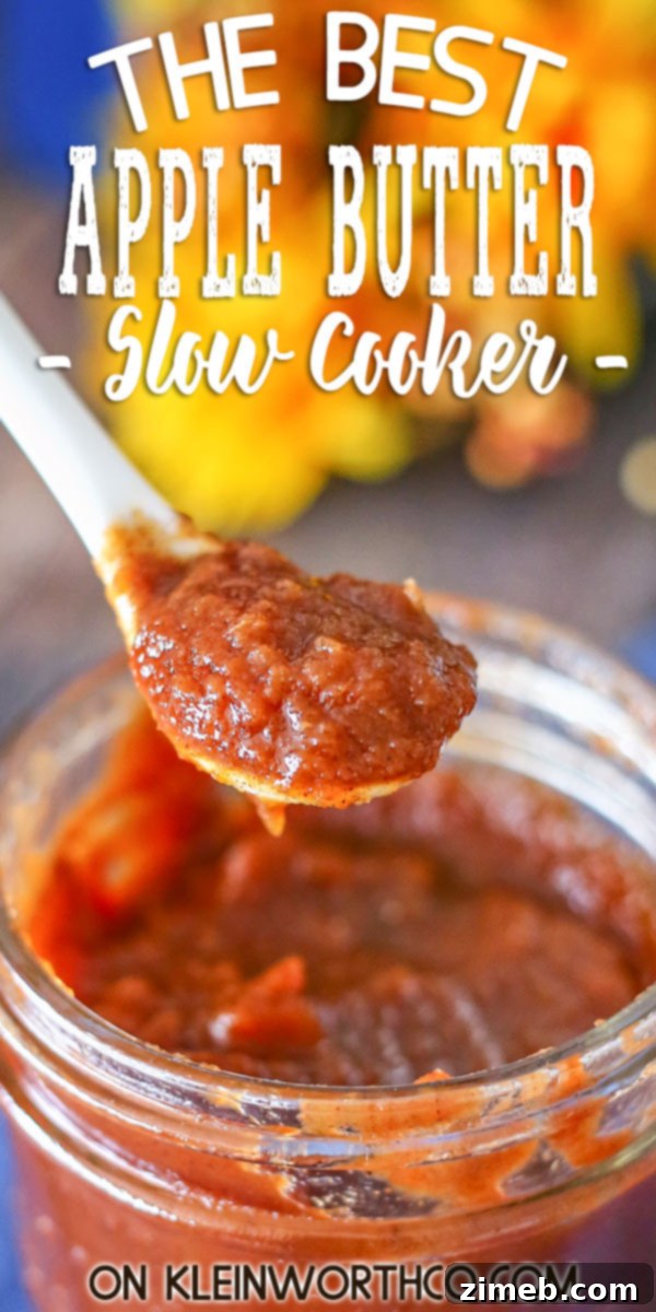 Slow Simmered Apple Butter Perfection 18 The best apple butter made in a slow cooker
