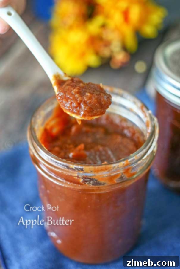 Slow Simmered Apple Butter Perfection 4 Making Crock Pot Apple Butter