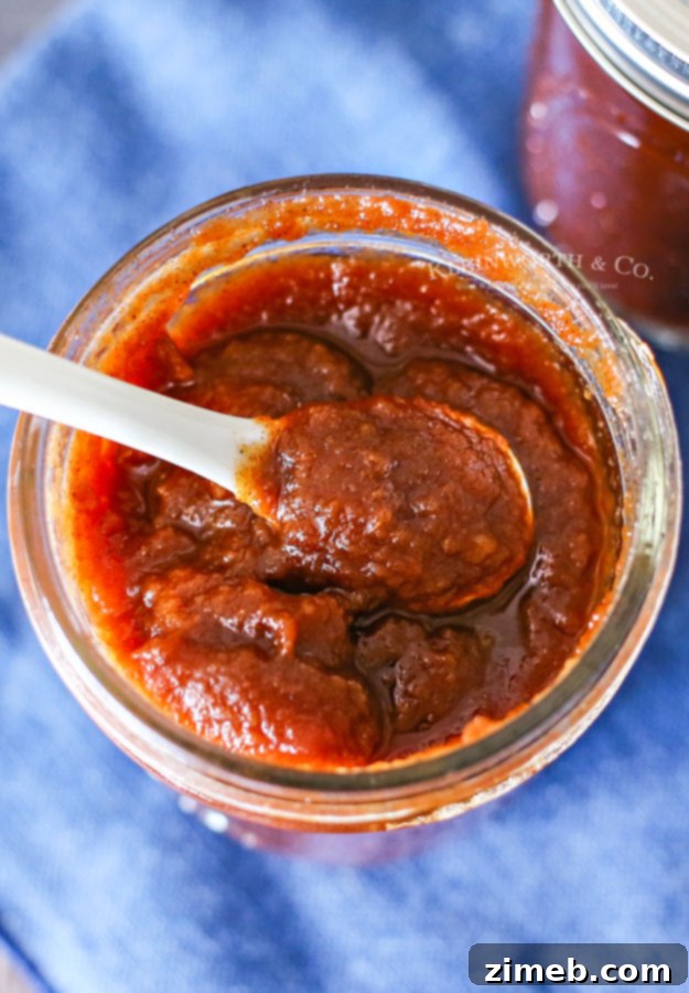 Slow Simmered Apple Butter Perfection 5 Fall Apple Recipes - Jar of Apple Butter