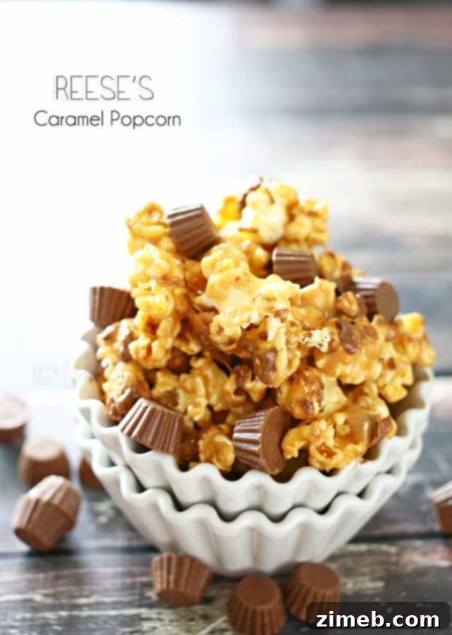 Reese's Caramel Popcorn 3 Reese's Caramel Popcorn