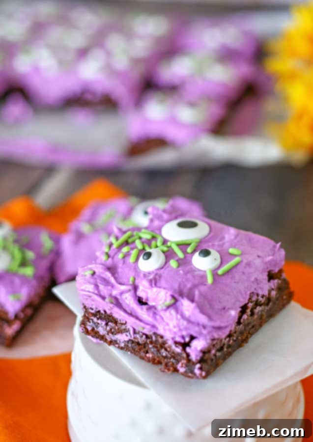 Behemoth Brownies 4 Monster Brownies Recipe - Step-by-Step Halloween Baking