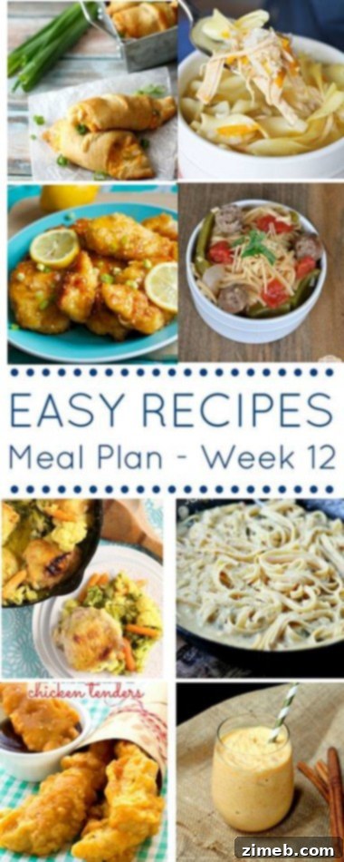 Week 12 Easy Dinner Recipes Meal Plan 2 Easy Dinner Recipes Meal Plan for Week 12: Delicious and Budget-Friendly Dinners