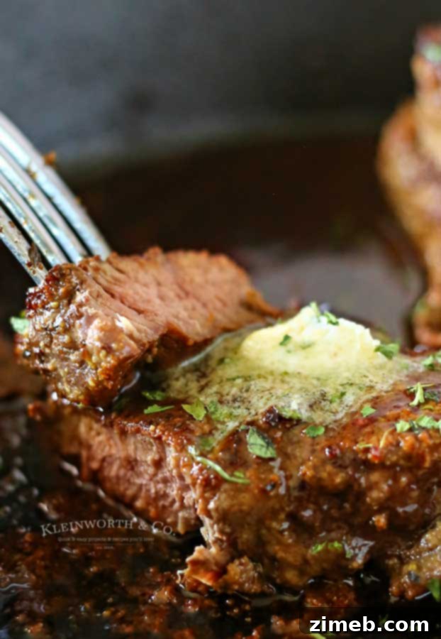 Decadent Garlic Butter Filet Mignon 8 Garlic Butter Filet Mignon recipe - a simple, yet elegant dish ready in minutes.