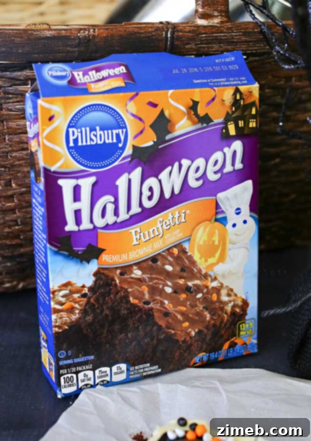 Ghoulishly Good Fudge Brownies 4 Halloween Brownies