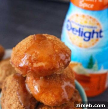 Cinnamon & Sugar Donuts with Pumpkin Spice Glaze