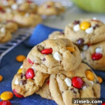 M&M Chocolate Chip Cookies