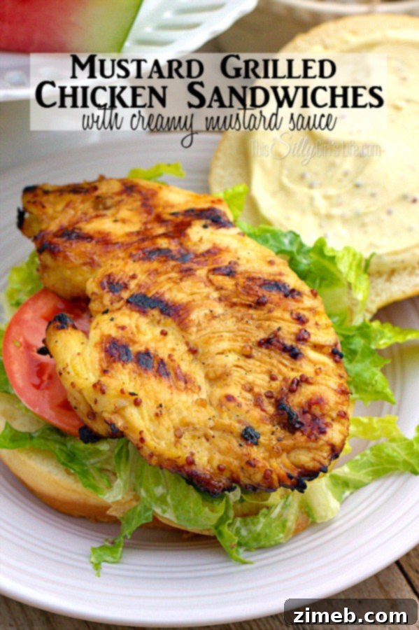 Week 17: Simple Dinner Solutions 14 Mustard Grilled Chicken Sandwiches easy recipe