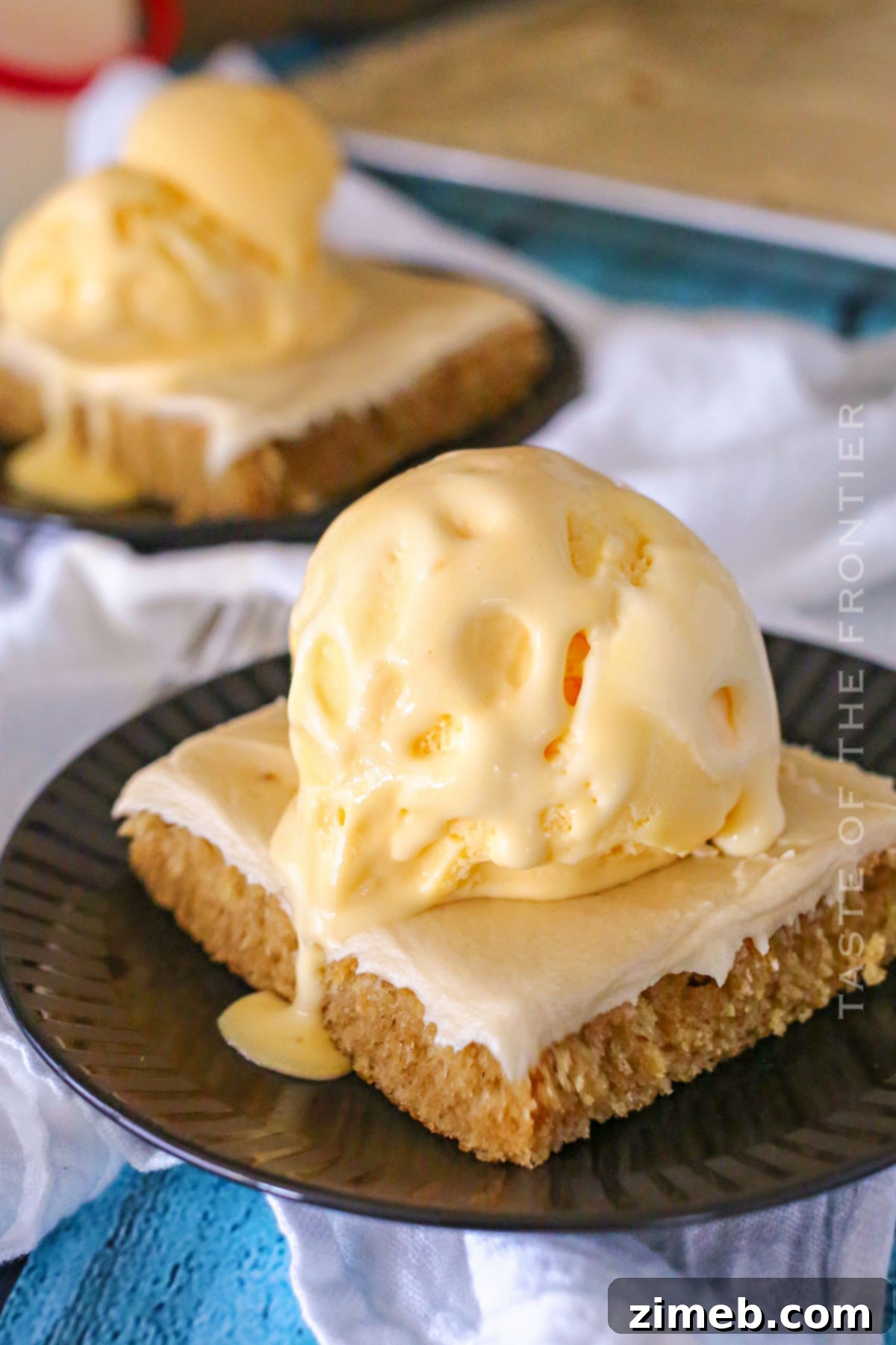 Peanut Butter Cake with Maple Frosting