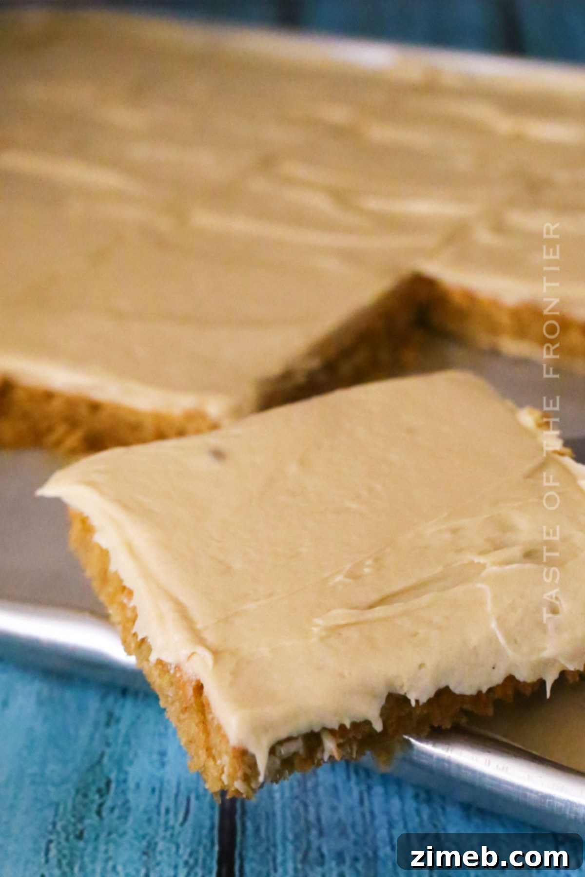single layer peanut butter cake