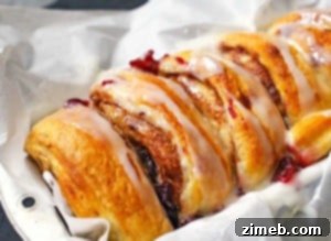 Cranberry Cinnamon Roll Loaf