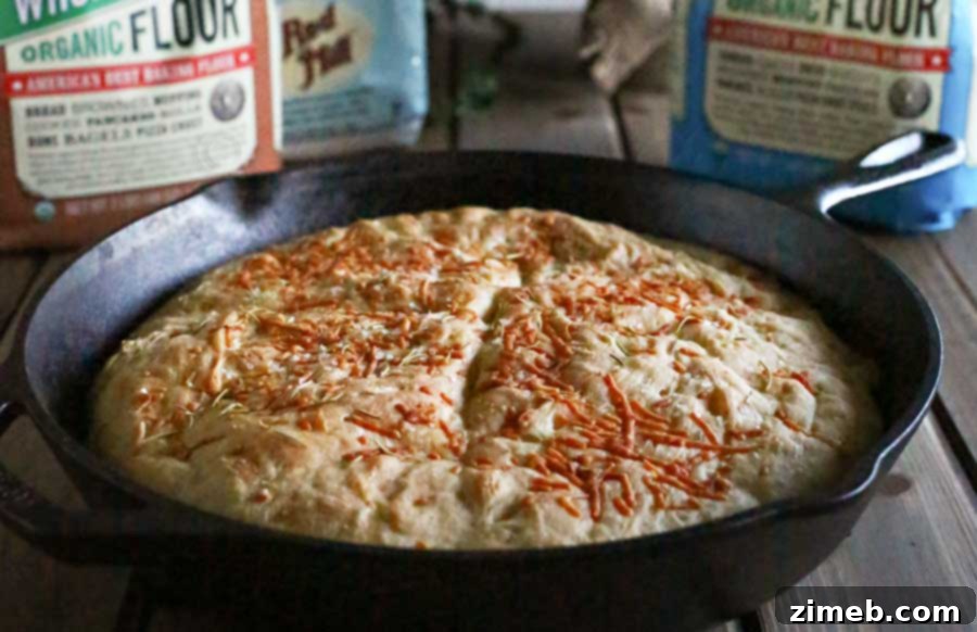 Skillet-Baked No-Knead Parmesan Loaf 17 Parmesan No-Knead Skillet Bread