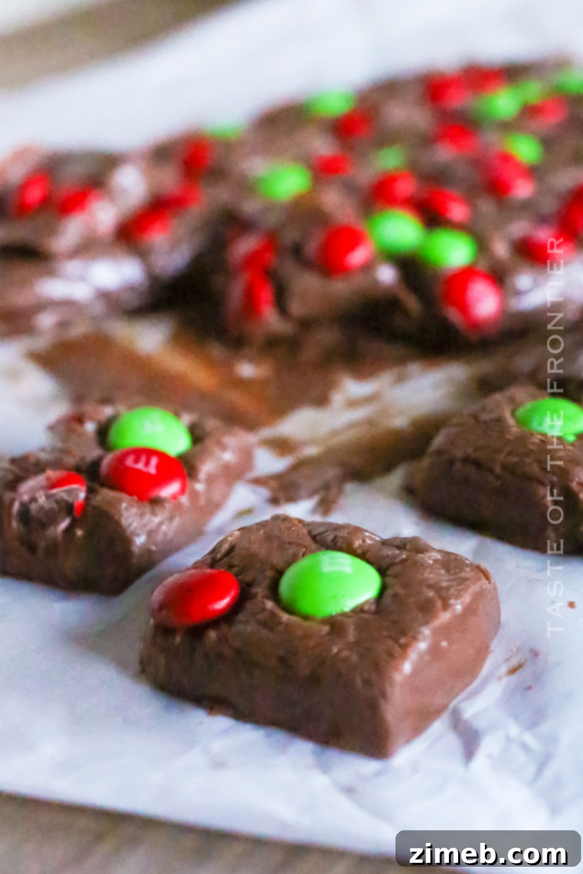 M&M fudge
