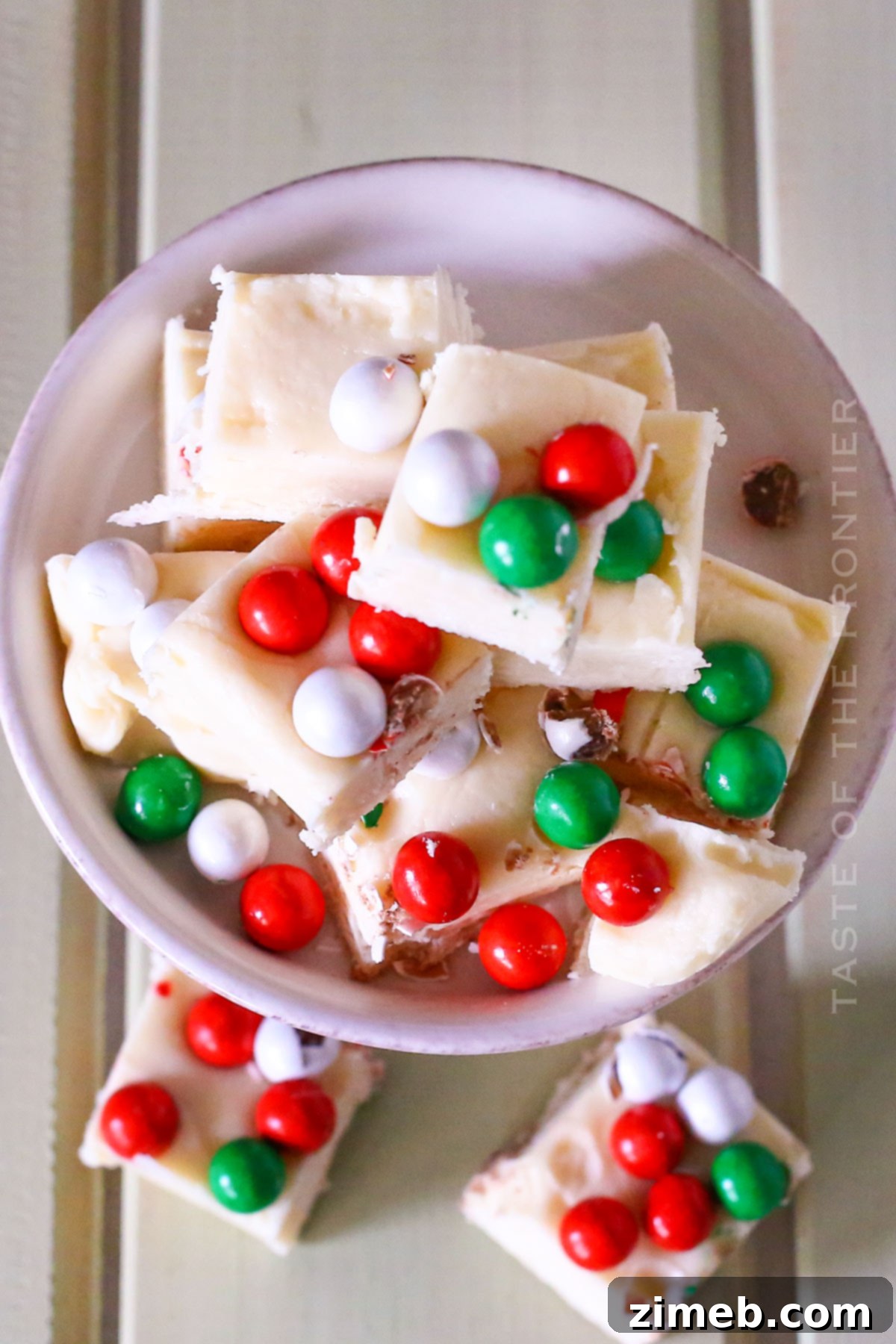 Dreamy White Fudge 3 no bake holiday treats