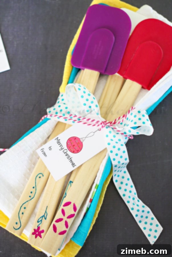 Personalized Spatulas - Homemade Gift Idea under $10