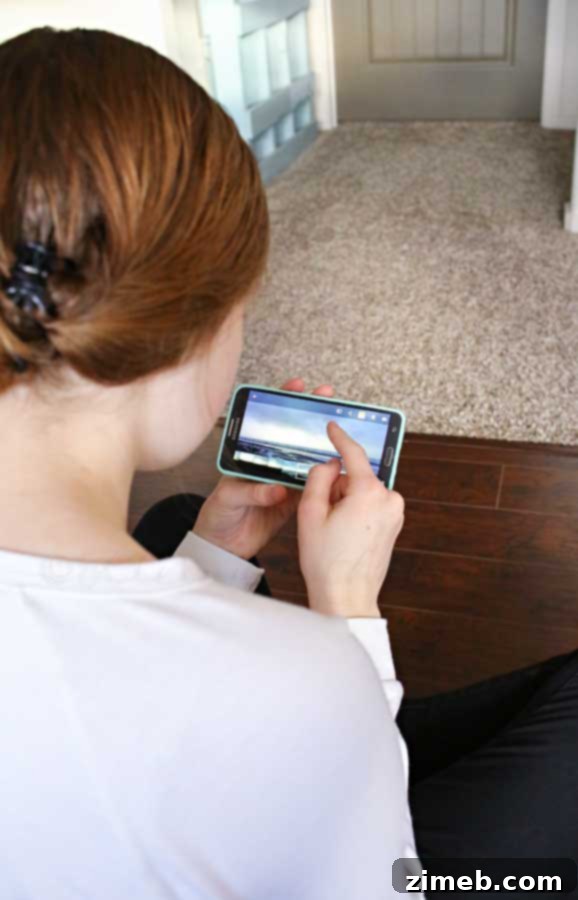 Daughter Printing a Photo with HP Envy 4512 Printer
