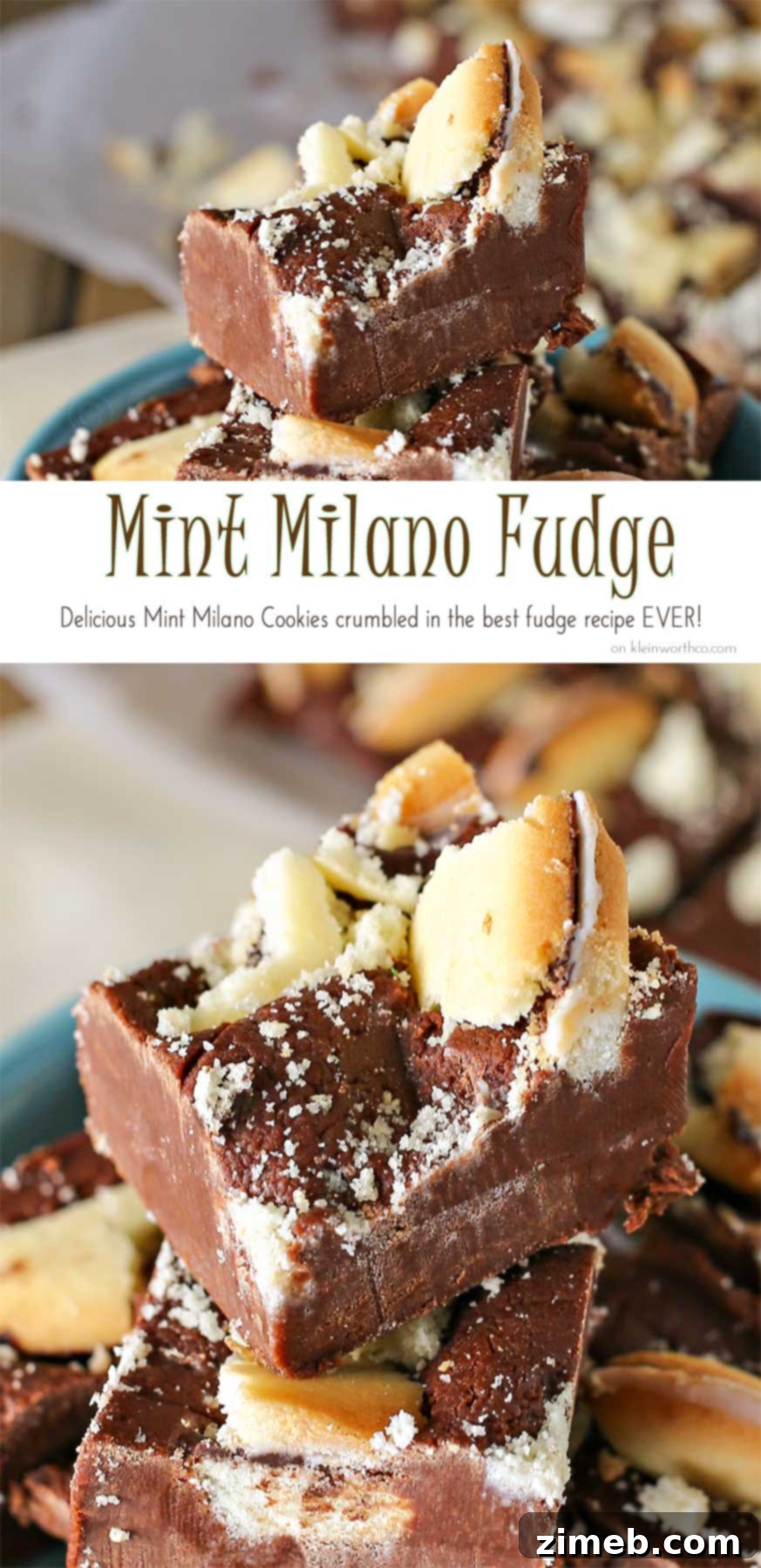 Midnight Mint Cookie Indulgence 2 Mint Milano Fudge
