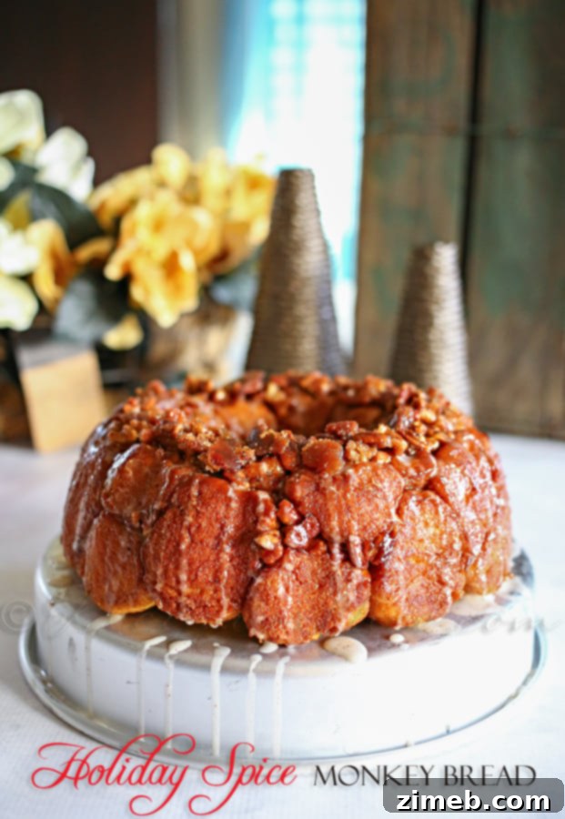 Festive Cinnamon Pull-Apart Delight 4 Holiday Spice Monkey Bread