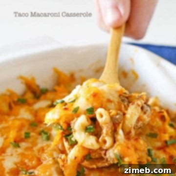 Taco Macaroni Casserole Recipe Image