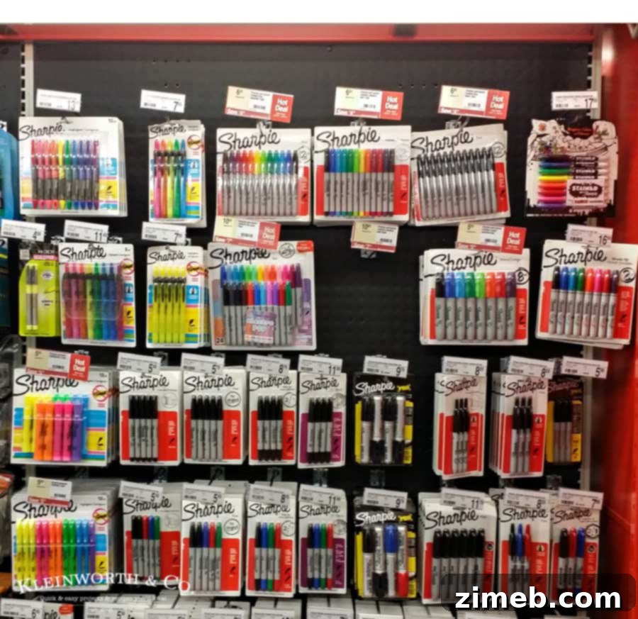 Excited Kids with Sharpie Markers for DIY Pen Pouch