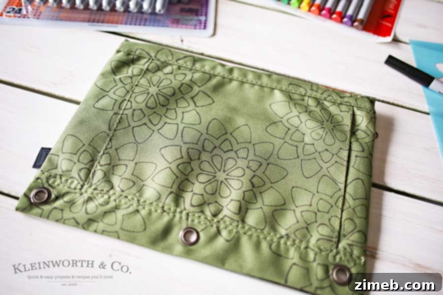 Tracing Stencil with Ultra-Fine Sharpie Marker