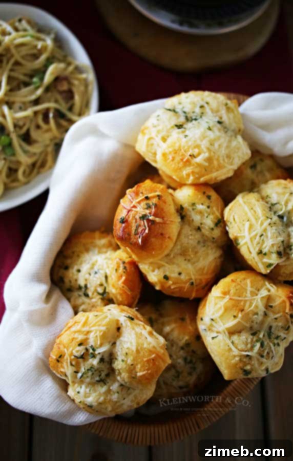 Side Dish Recipe - Garlic Parmesan Pull Apart Biscuits