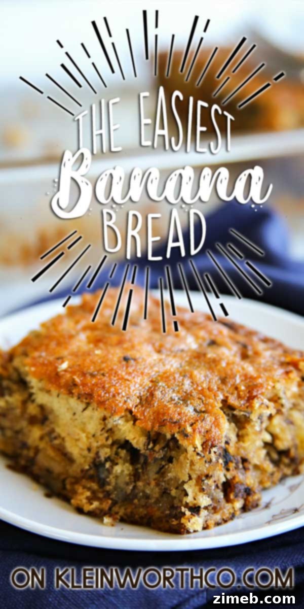 Foolproof Banana Bread 2 Easy Banana Bread - a simple and delicious homemade breakfast recipe for moist banana bread