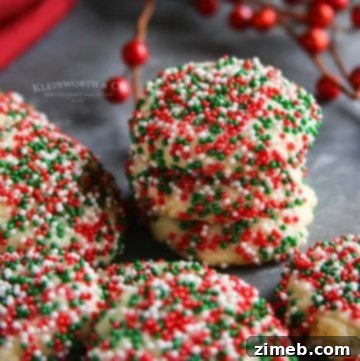 how to make Christmas Sprinkle Cookies