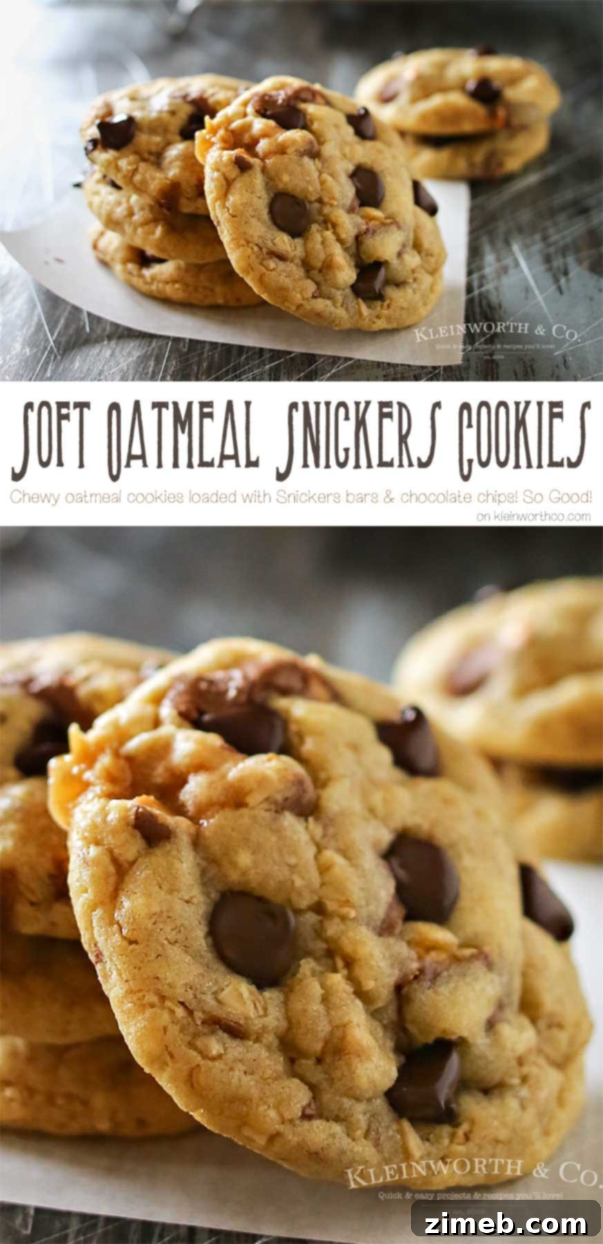 Gooey Oatmeal Snickers Cookies 18 Soft Oatmeal Snickers Cookies - how to make them perfect