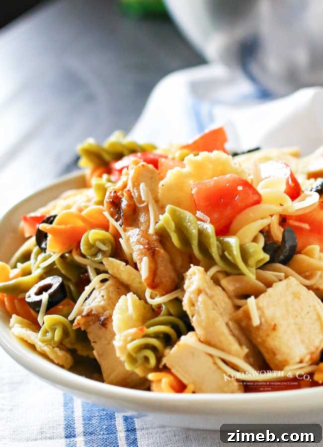 Essential ingredients for a quick and flavorful Italian Pasta Salad recipe