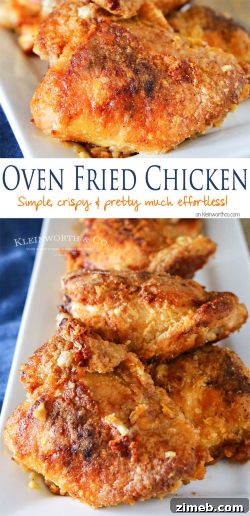 Crispy Oven Baked Chicken Thighs 2 Oven Fried Chicken