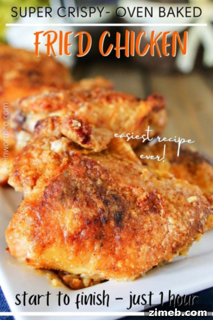 Crispy Oven Baked Chicken Thighs 6 Oven Fried Chicken