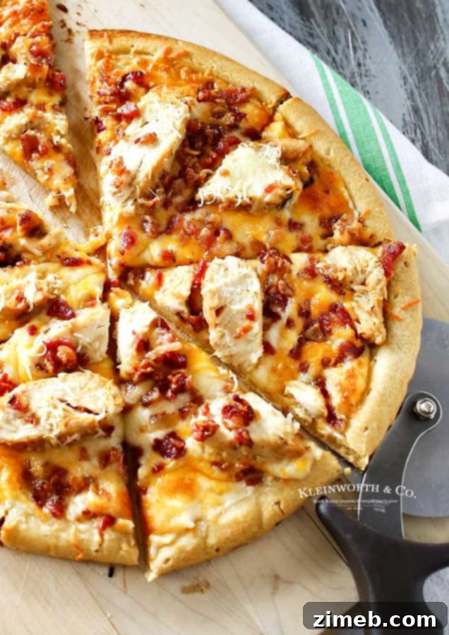 Savory Grilled Chicken and Bacon Pizza with Garlic Cream 6 how to make garlic cream sauce - Grilled Chicken & Bacon Pizza with Garlic Cream Sauce