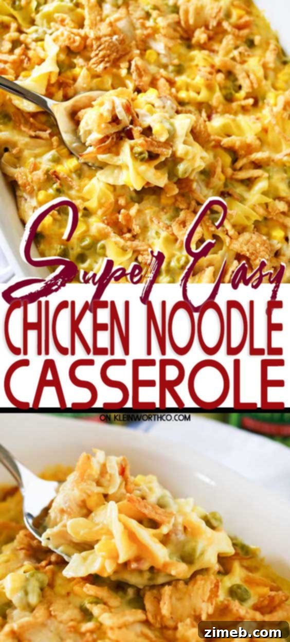 Homestyle Chicken Noodle Bake 15 Super Easy Chicken Noodle Casserole