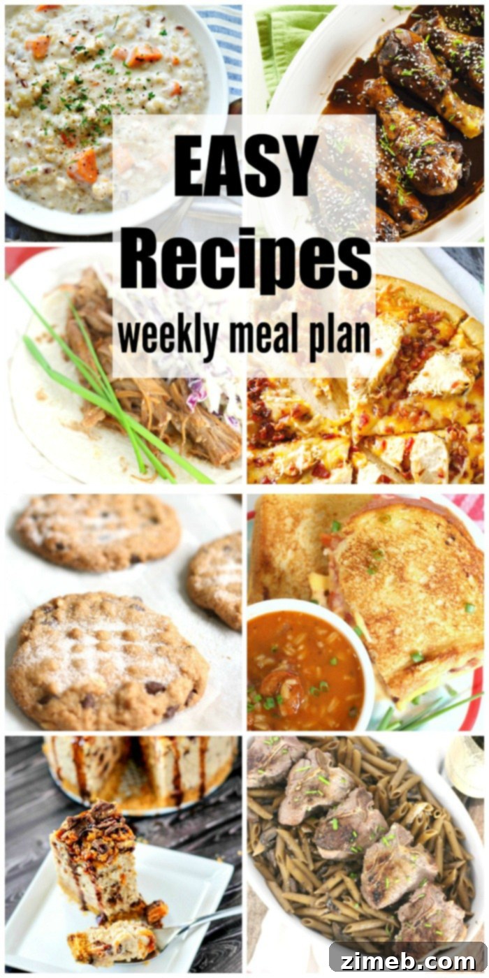 Simple Recipes for Stress-Free Meals: Week 32 12 Easy Recipes Weekly Meal Plan Week 32 featuring budget-friendly and delicious dinner ideas for families.