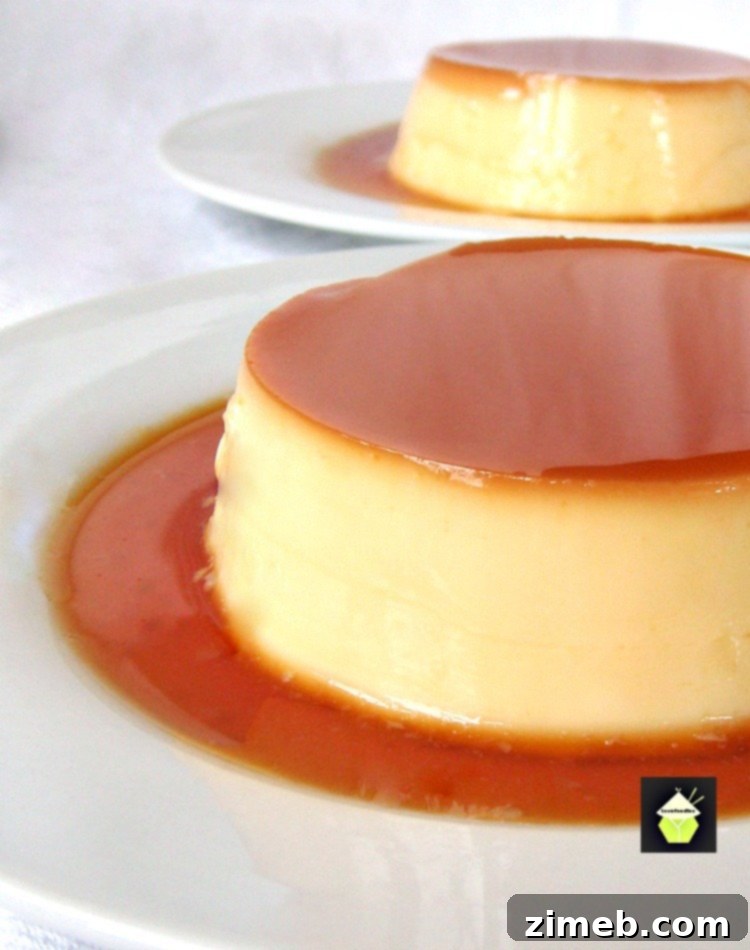 25 Delicious Egg Recipes 26 Classic Creme Caramel Custard, perfectly set and topped with golden caramel sauce.
