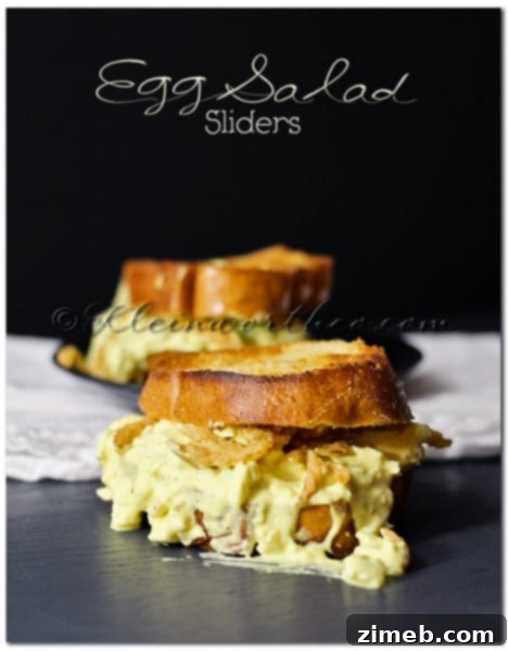 Savory Garlic Cheese Soup Sticks 6 Egg Salad Sliders