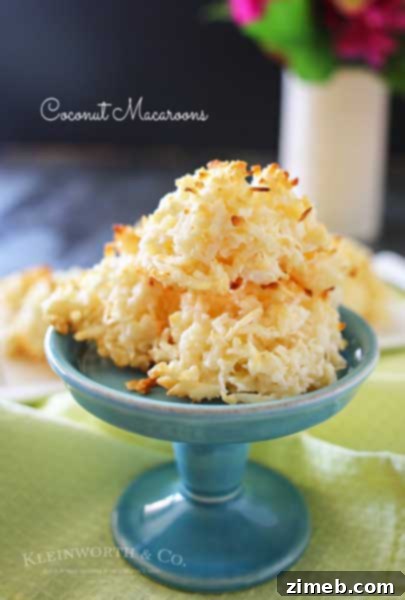 Easter Funfetti Cupcakes 11 Chewy, delightful Coconut Macaroons, an ideal egg-free spring dessert