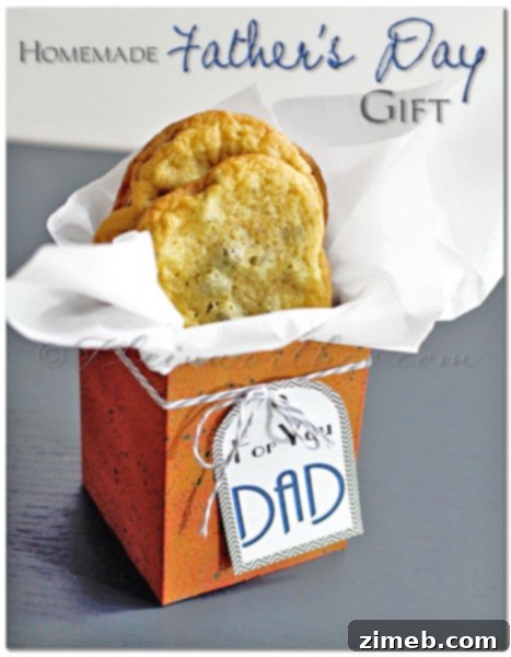 A heartfelt Homemade Father's Day Gift, showcasing a creative and personal touch.